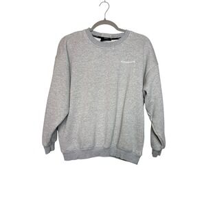Alphalete Men's Heather Grey Crewneck Sweatshirt Oversized Cotton Blend Small